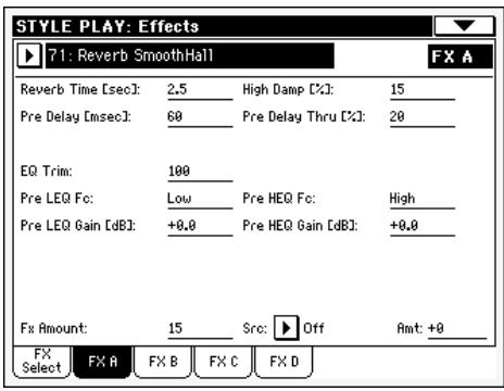 KORG PA500 - Mod. track (modulating track) - 1
