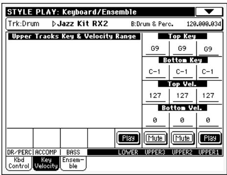 KORG PA500 - Icône de play/mute - 3