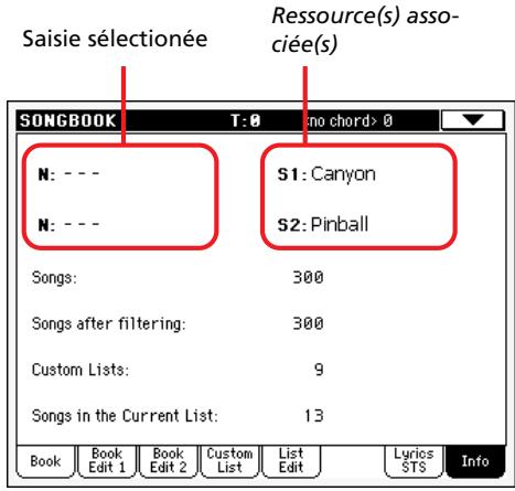 KORG PA500 - Les textes (lyrics) sont affectés à une saisie songbook sous forme de fichier de texte - 2
