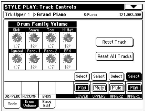 KORG PA500 - Icône de play/mute - 1