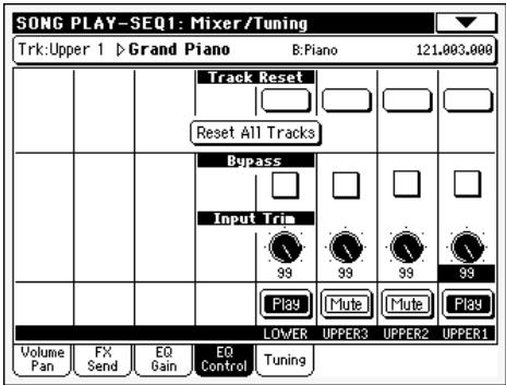 KORG PA500 - Icône play/mute - 3