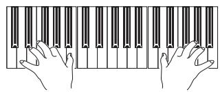 KORG PA500 - Jouez sur le clavier. - 1