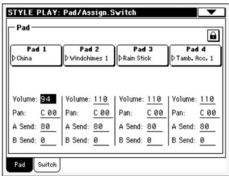 KORG PA500 - Icône de play/mute - 3