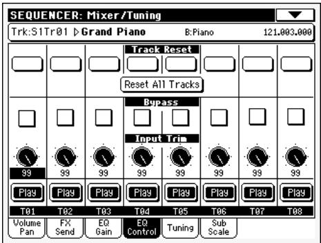 KORG PA500 - Icône play/mute - 3