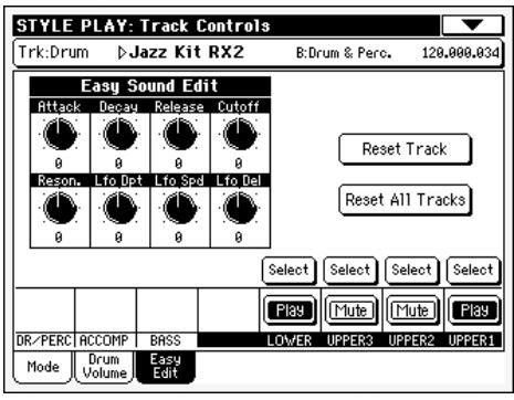 KORG PA500 - Comment régler le volume d'une seule classe de drum - 1