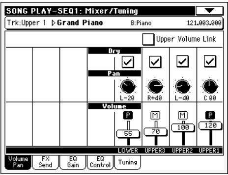 KORG PA500 - Changer de séquenceur pendant une opération d'édition - 2