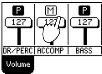 KORG PA500 - Activer/couper les pistes de style - 4