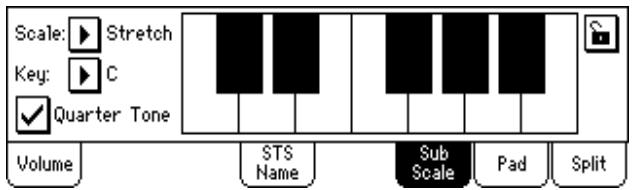 KORG PA500 - Comment utiliser la fonction quart de ton avec une pédale au pied ou un interrupteur assignable - 1