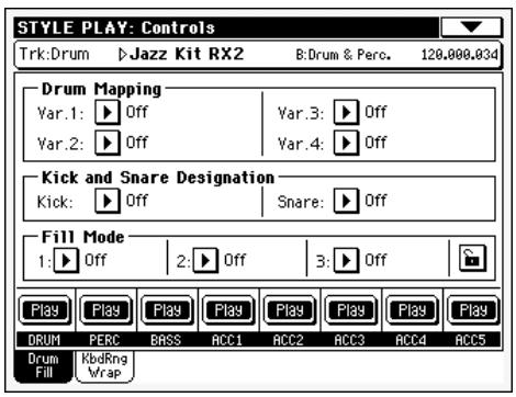 KORG PA500 - Icône de play/mute - 3