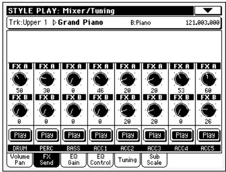 KORG PA500 - Icône de play/mute - 4