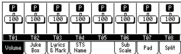 KORG PA588 - Afficheur du volume - 2