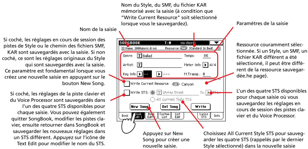 KORG PA588 - Ajouter des saisies - 1