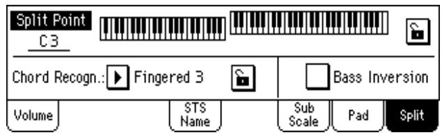 KORG PA588 - Afficheur split - 1
