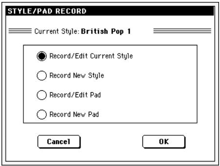 KORG PA588 - Afficher le mode pad record - 1