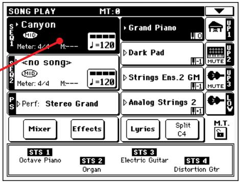 KORG PA588 - Reproduire un morceau - 3
