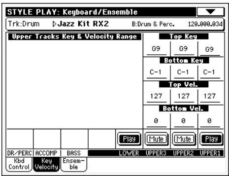 KORG PA588 - Icône de play/mute - 1