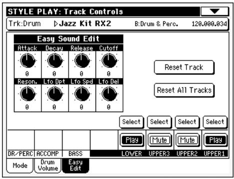 KORG PA588 - Comment régler le volume d'une seule classe de drum - 1