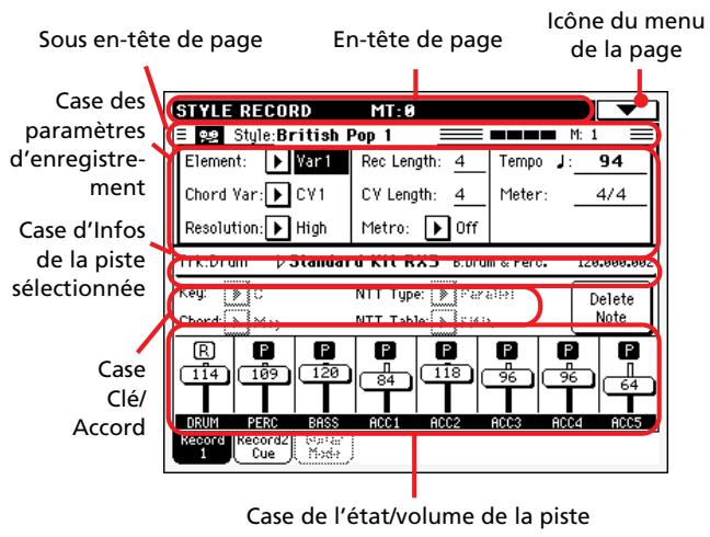 KORG PA588 - Liste des événements enregistrés - 1