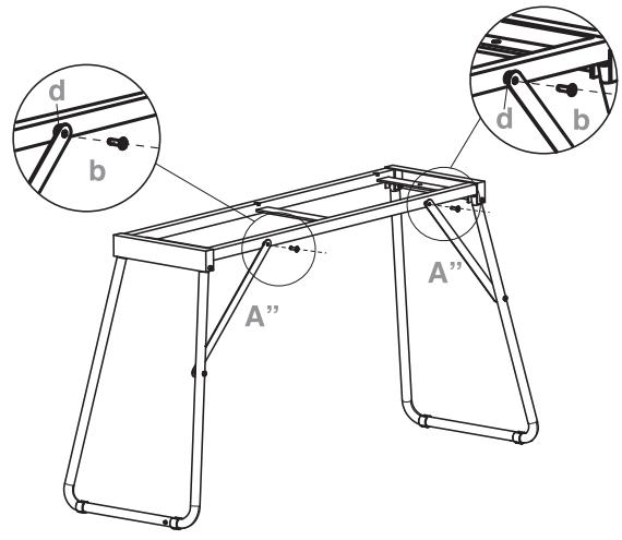 KORG PA588 - Précautions à adopter pendant les opérations d'assemblage - 3