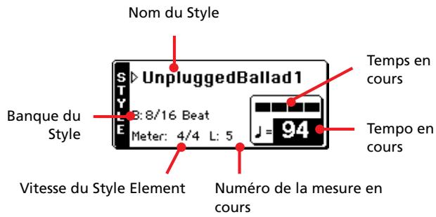 KORG PA588 - Icône du menu de la page - 2
