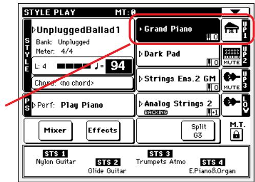 KORG PA588 - Vérifiez que la piste upper 1 est sélectionnée et qu'elle est en mode play. - 7