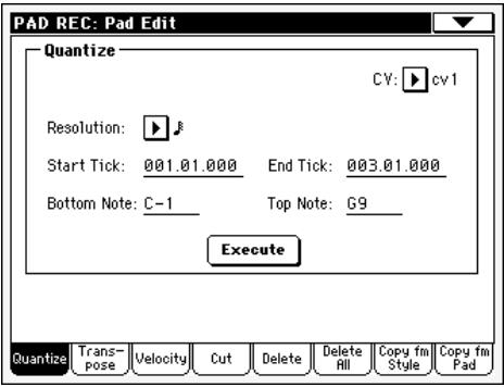 KORG PA588 - Onglets - 3
