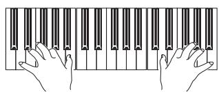 KORG PA588 - Réglage de la réponse du clavier au toucher - 3