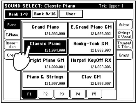 KORG PA588 - Vérifiez que la piste upper 1 est sélectionnée et qu'elle est en mode play. - 6