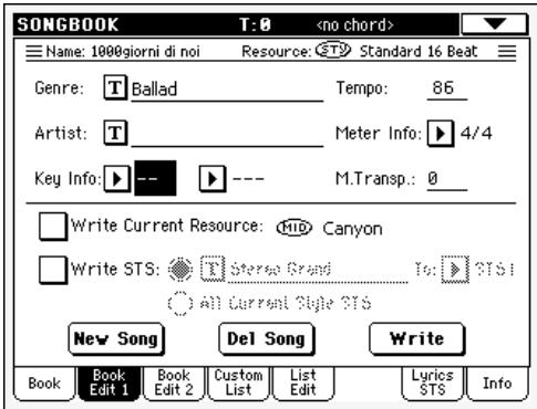 KORG PA588 - Sélectionner les saisies songbook via MIDI - 2