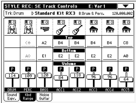 KORG PA588 - Case d'expression STYLE - 1