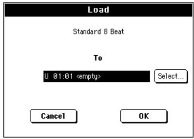 KORG PA588 - Charger un seul paramètre - 4