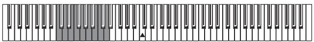 KORG SP250 - Selezionare il canale di trasmissione - 1
