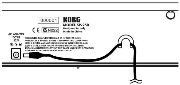 KORG SP250 - Instrument einschalten - 1