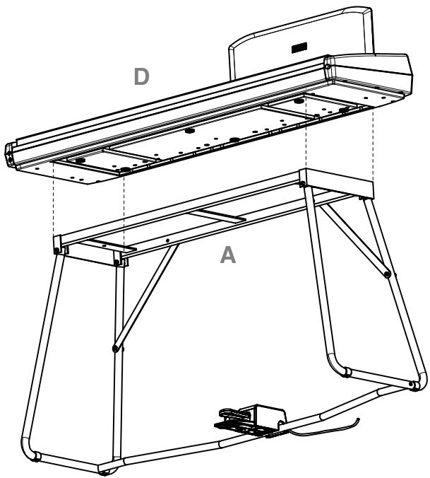 KORG SP250 - Zusammenbauverfahren - 16