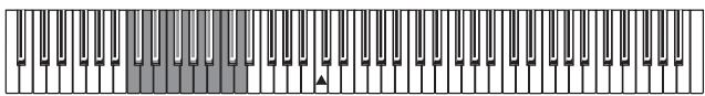 KORG SP250 - Selecting the transmission channel - 1