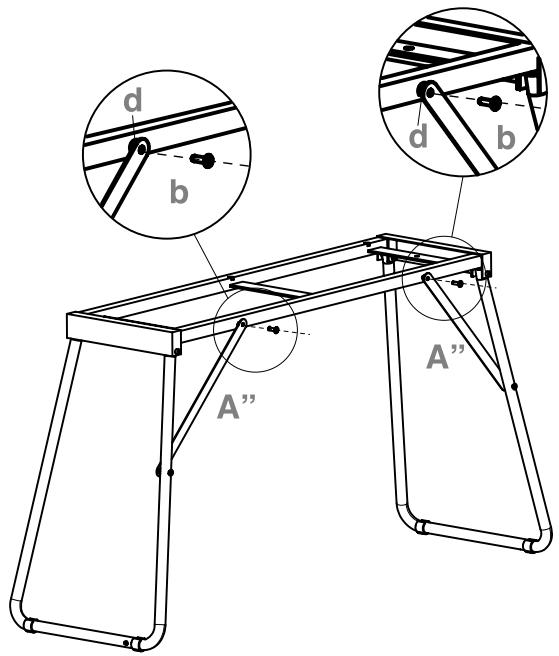 KORG SP250 - Précautions à adopter pendant les opérations d'assemblage - 5