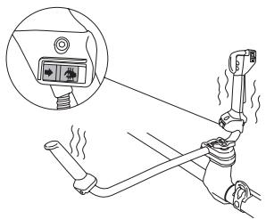 JONSERED BC 2145 - Elektrisch verwarmde handvatten (FC 2145 W) - 1