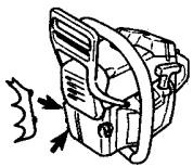 JONSERED CS 2138 S - MONTER Le crampon amortisseur - 1