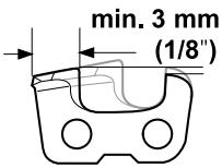 JONSERED CS2121 EL - Feilen der Schneidezähne - 4