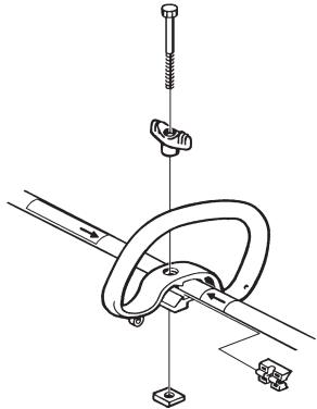 JONSERED GC 2236 - Montage de la poignée en J - 1