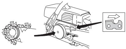 JONSERED CS 2159 WH - Monteren van zaagblad en ketting - 6