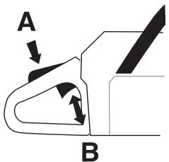 JONSERED CS 2159 WH - Gashendelvergrendeling - 1