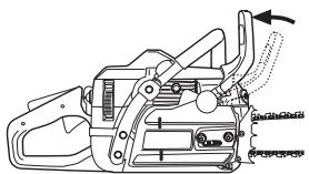 JONSERED CS 2159 WH - Montage du guide-chaine et de la chaine - 4