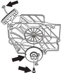 JONSERED CS 2159 WH - Een gebroken of versleten starterkoord verrangen - 6