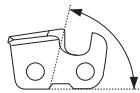 JONSERED CS 2159 WH - Algemeen met betrekking tot het slijpen van de tanden - 4
