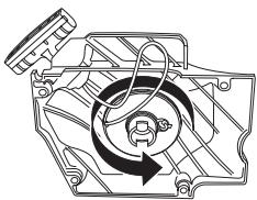 JONSERED CS 2159 WH - Remplacement d'une corde de lanceur rompue ou usee - 3