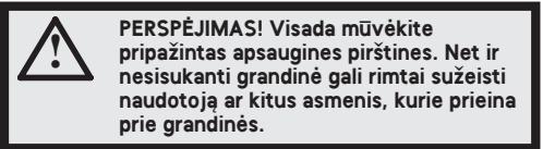 JONSERED CS 2238 - Grandinés jtempimas - 2