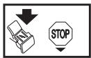 JONSERED CS2245 - Controle van het traagheidsmechanisme - 1