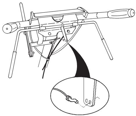JONSERED CT 2105 R - NL Handvat monteren - 2