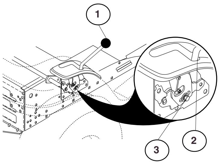 JONSERED ICT 15 - Echange de la courroie d'entrainement moteurboite - 3